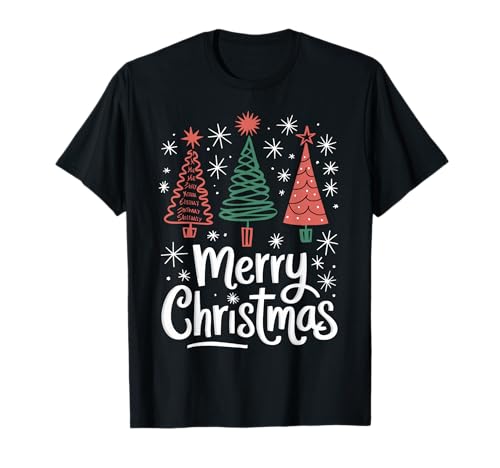 Frohe Weihnachten Weihnachtsbaum Weihnachtsshirt - Unisex Erwachsene & Kinder - Schwarz - S - Kurzarm - Klassisch - Weihnachtsbaum Merry Christmas T-Shirt Frohe Weihnachten Weihnachtsbaum Weihnachtsshirt - Unisex Erwachsene & Kinder - Schwarz - S - Kurzarm - Klassisch - Weihnachtsbaum Merry Christmas T-Shirt von Frohe Weihnachten Weihnachtsbaum Weihnachtsshirt