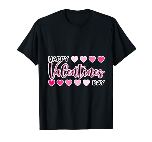 Frohen Valentinstag Design für Damen & Herren - Pink Herzen T-Shirt Frohen Valentinstag Design für Damen & Herren - Pink Herzen T-Shirt von Frohen Valentinstag Design für Damen und Herren