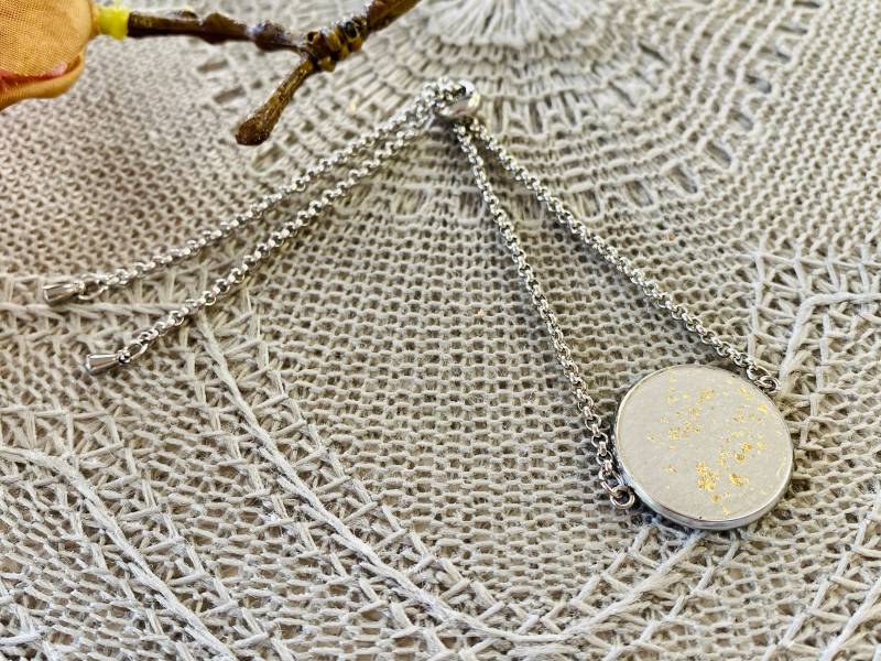 Armband Beton Aus Silber Edelstahl Mit Blattgold | 24 Karat, Armschmuck, Betonschmuck Geschenk Freundin Armband Beton Aus Silber Edelstahl Mit Blattgold | 24 Karat, Armschmuck, Betonschmuck Geschenk Freundin von FroileinJolanda