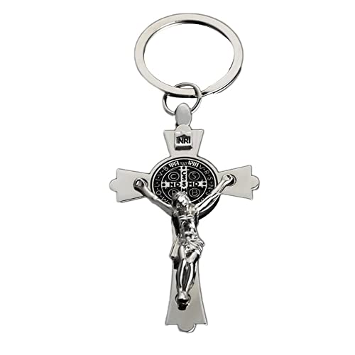 1 Stück Jesus Kreuz Schlüsselanhänger Christliche Schlüsselketten Modeschmuck Zubehör Geschenk 2021 Tasche Charme Auto Schlüsselanhänger Für Männer Frauen von Froiny