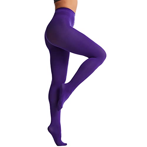 Frola Nur die Damen Strumpfhose 80 Den Blickdicht Microfaser Weich Damenstrumpfhose (S-M, Indigo) von Frola
