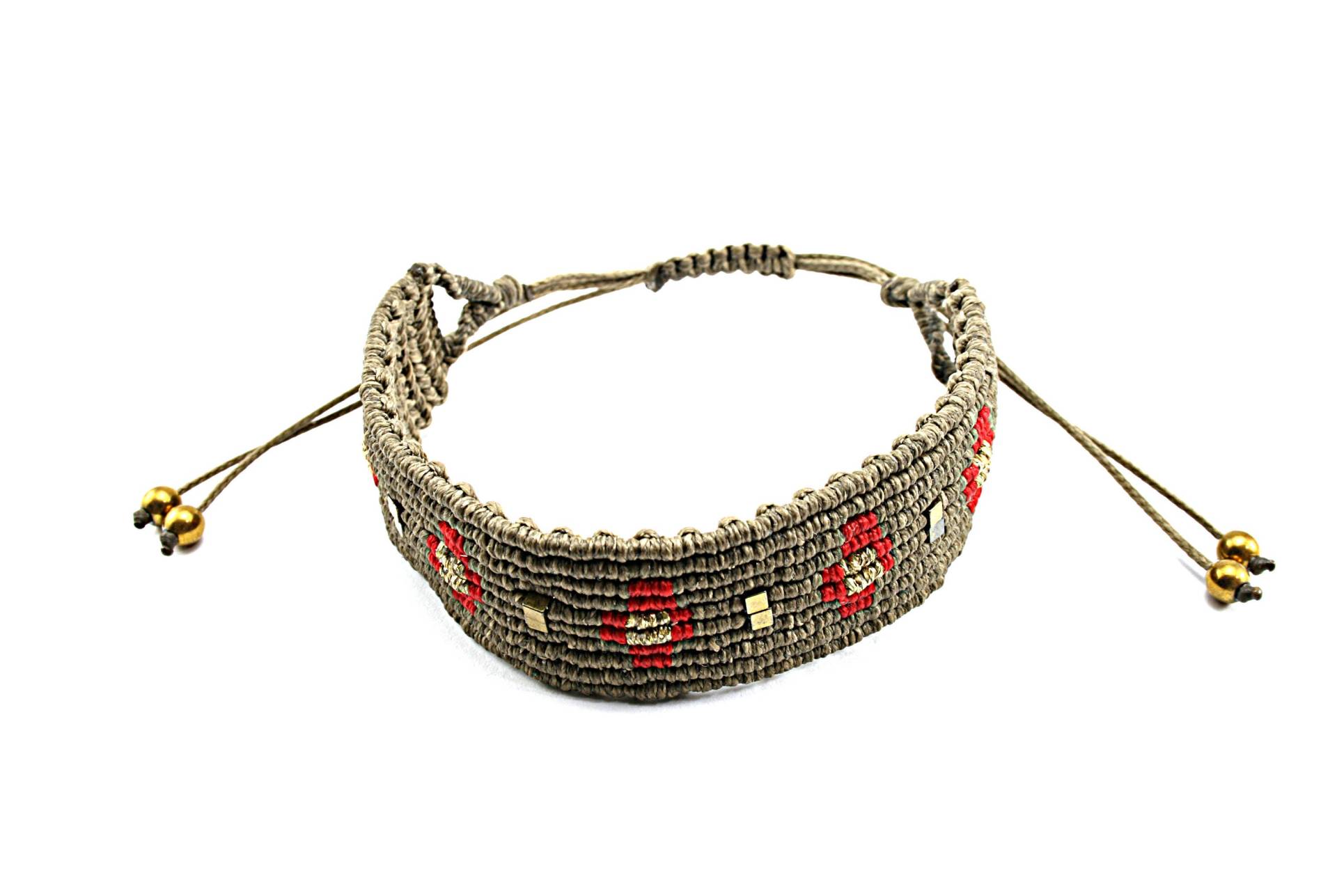 Makramee Armband Mit Hämatit Verstellbarer Boho Schmuck Makramee Armband Mit Hämatit Verstellbarer Boho Schmuck von FrolicStones