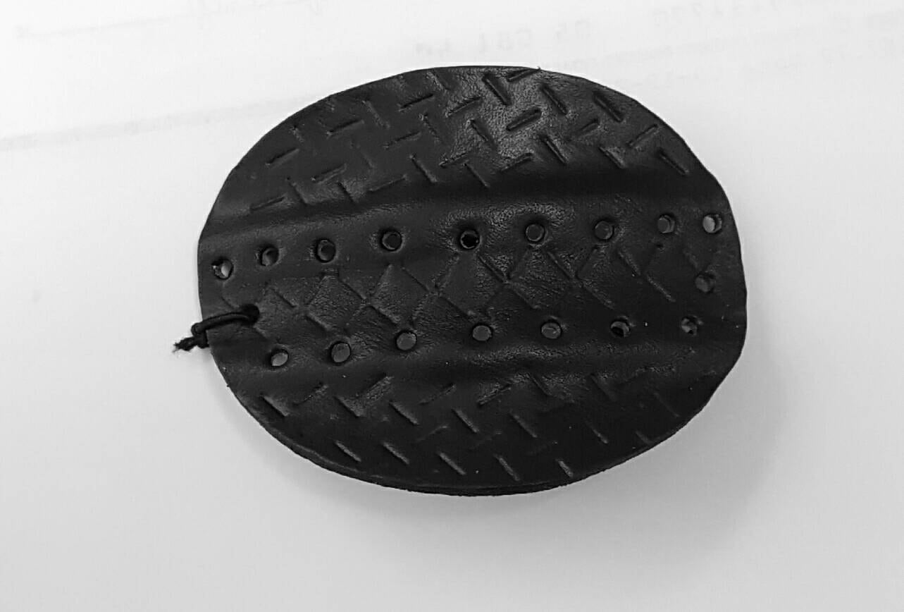 Gothic Charakter Augenklappe Aus Schwarzem Leder Gothic Charakter Augenklappe Aus Schwarzem Leder von FrolicandFolly