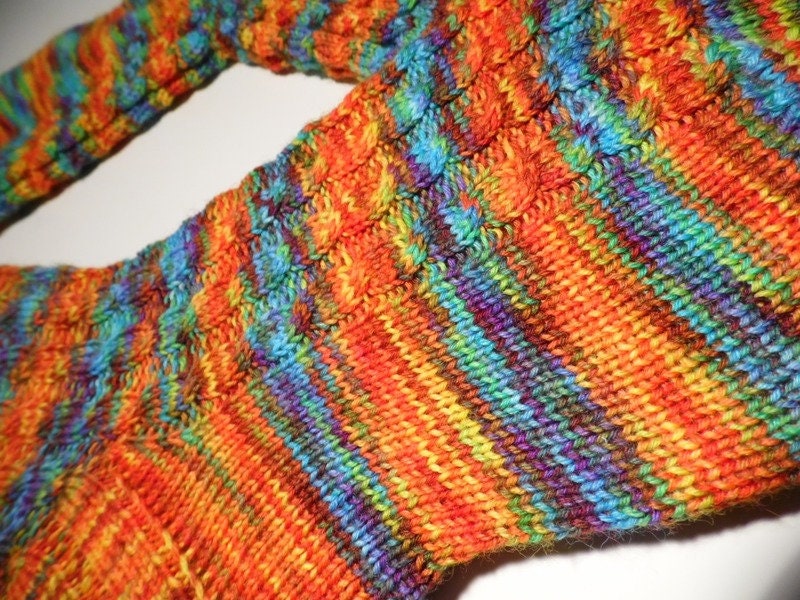Handgestrickte Socken Zopf Gr. 38/39 Zopfausflug Handgestrickte Socken Zopf Gr. 38/39 Zopfausflug von FrolleinWolle