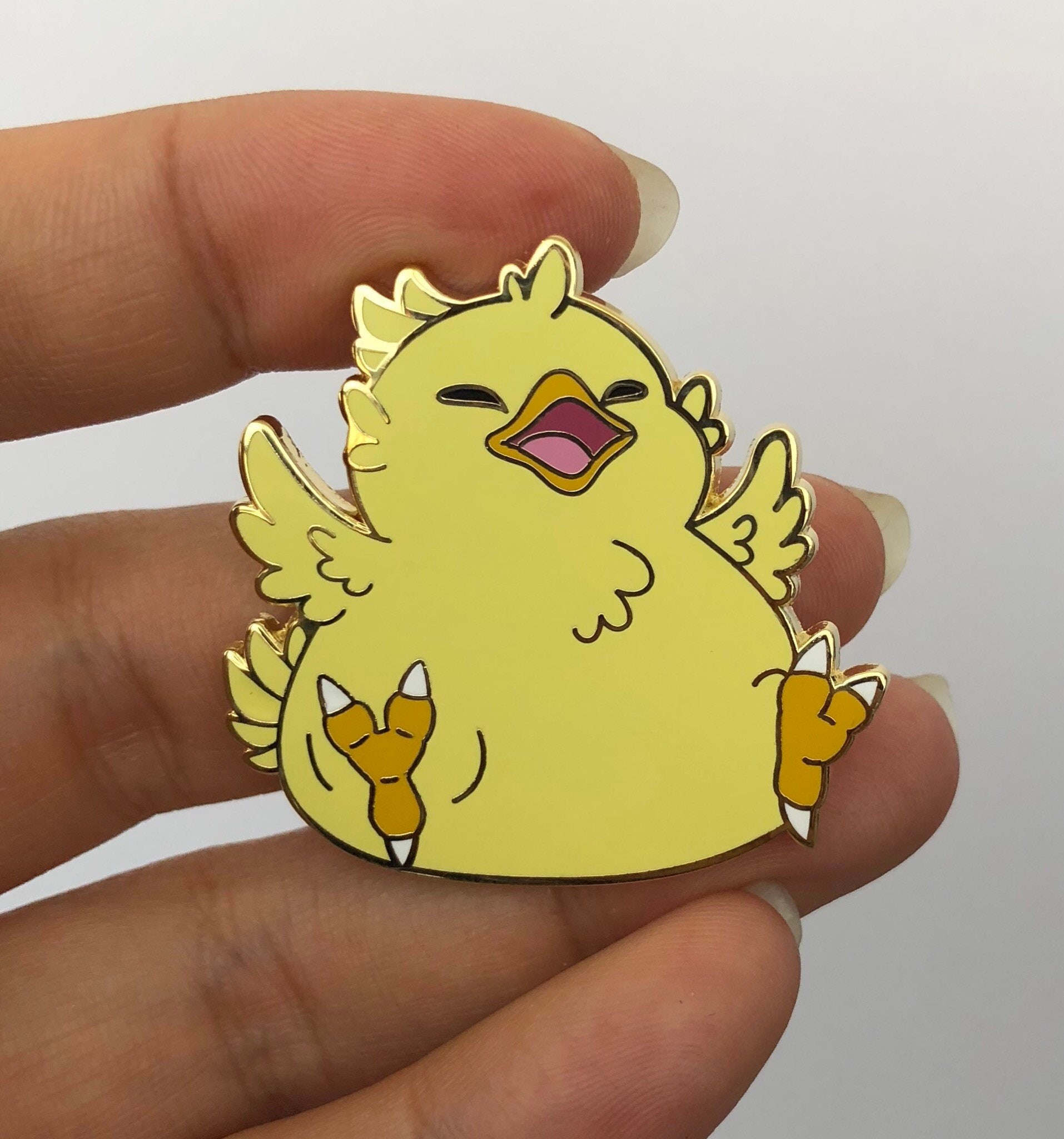 Chocobo Hard Emaille Pin - Final Fantasy von FromCaliko