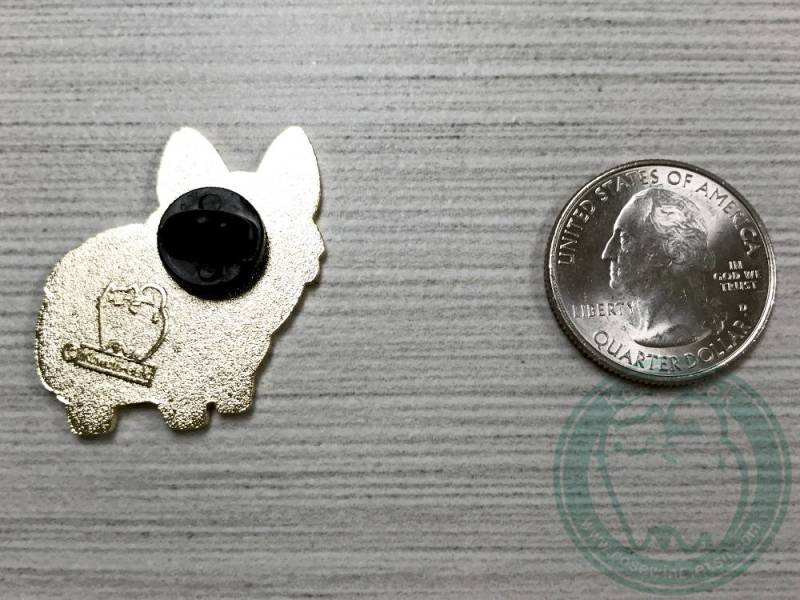 Corgis Hintern Hard Emaille Pin Corgis Hintern Hard Emaille Pin von FromCaliko