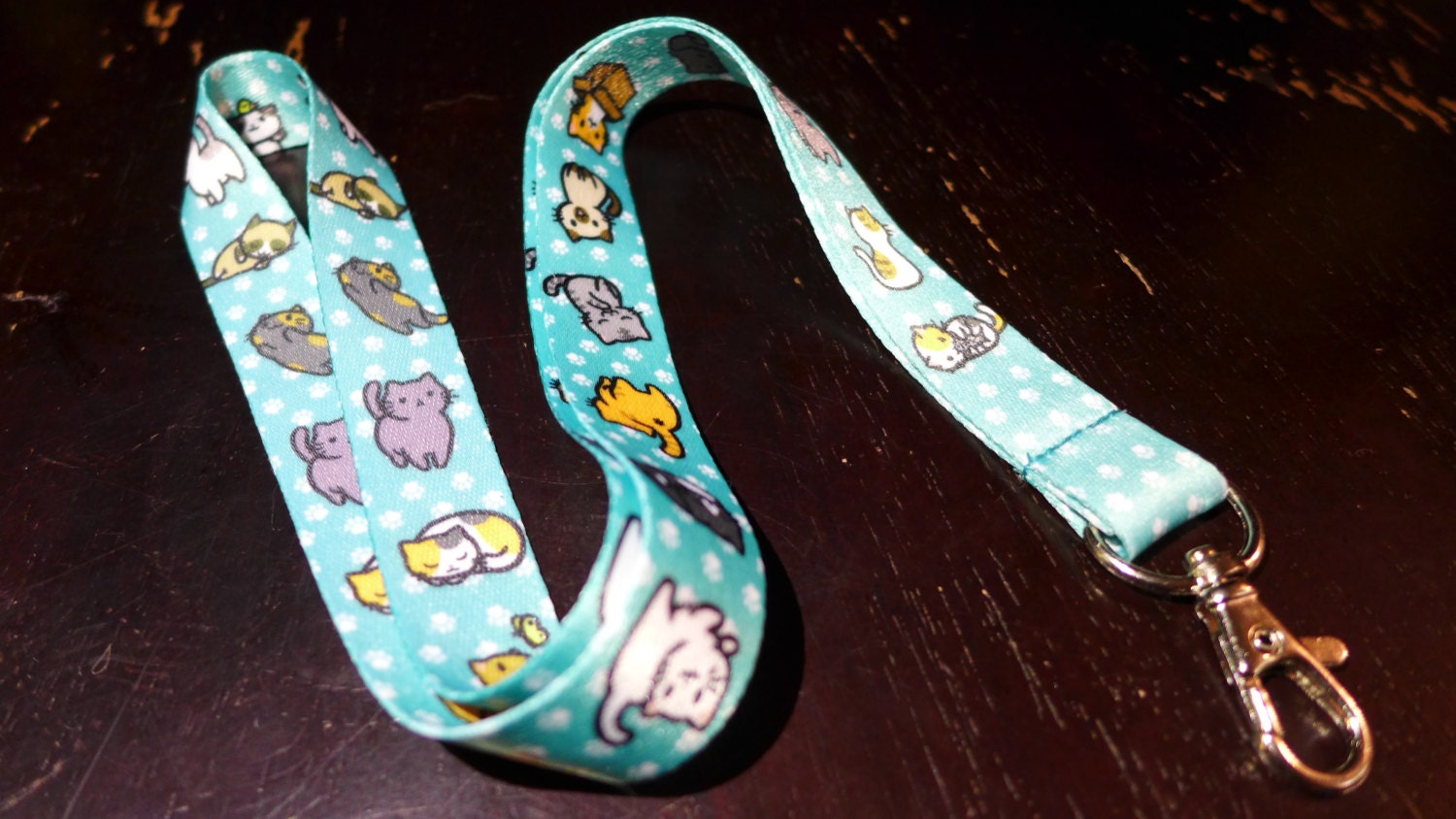 Entzückende Katze Lanyard - Neko Atsume Stil von FromCaliko