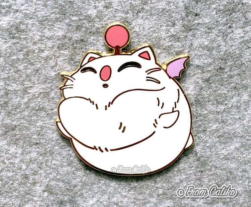 Final Fantasy Fat Moogle Emaille Pin von FromCaliko