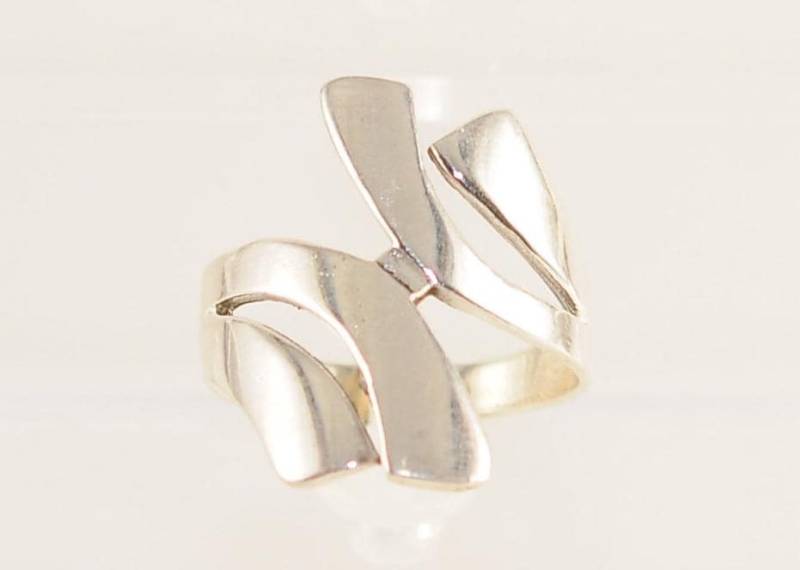 925 Sterling Silber Abstrakte Ring. Symbol Der Eleganten Um Den Finger Aus Unserer Alten Werkstatt in Khan El Khalili Kairo von FromEgyptwithLove11