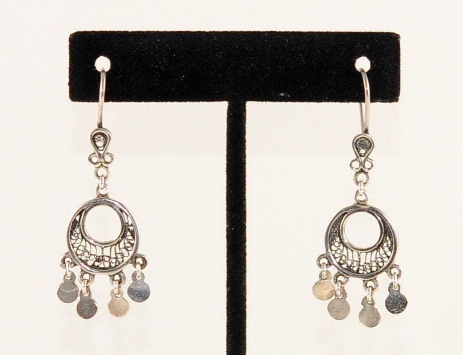 Elegante Filigrane Sonne Mit Anhänger - 925 Sterling Silber Gestempelt. Mit Liebe Aus Ägypten Zu Ihnen Gebracht von FromEgyptwithLove11