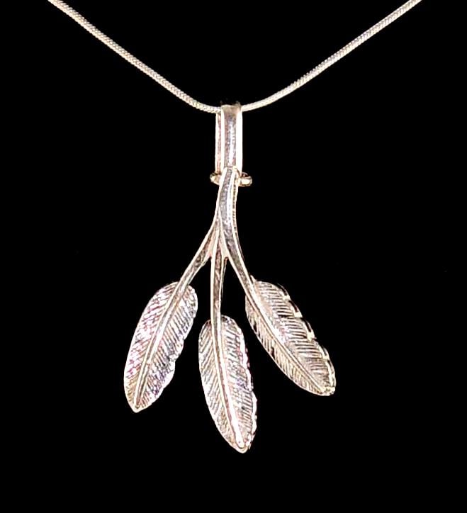 Erstaunlicher Feder-Anhänger 925 Sterling Silber 3, 8 cm, 4 Gramm. Hergestellt Von Handwerkern in Unserer Alten Werkstatt Khan El Khalili Kairo von FromEgyptwithLove11