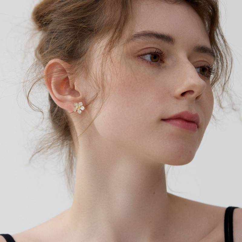 Pfirsichblüte Ohrringe - Ein Geschenk Von Zarter Schönheit Und Frühling von FromJosefinaStudio