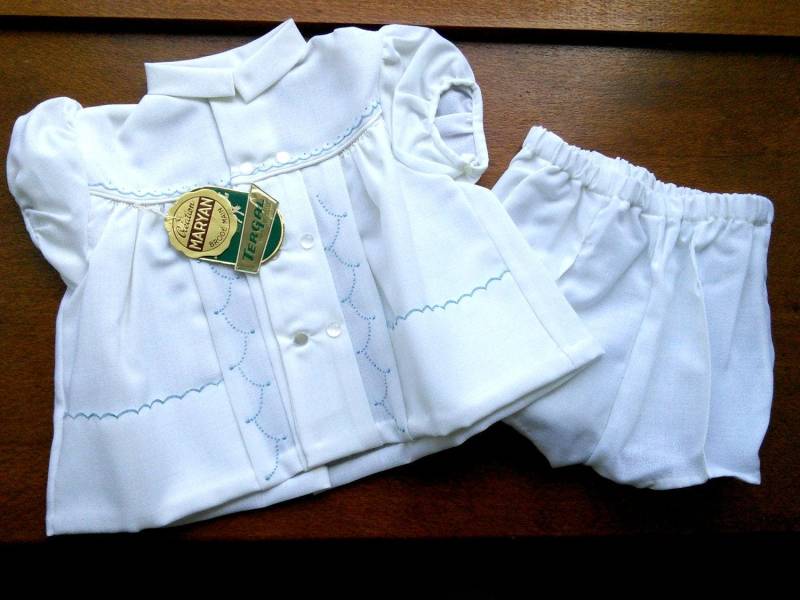 Baby Anzug Traurig Taufzeremonie Hochzeit Französisch Vintage 1950Er Jahre von FromParisToProvence