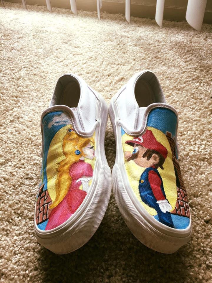 Benutzerdefinierte Handgemalte Vans Benutzerdefinierte Handgemalte Vans von FromTheSoleShoes