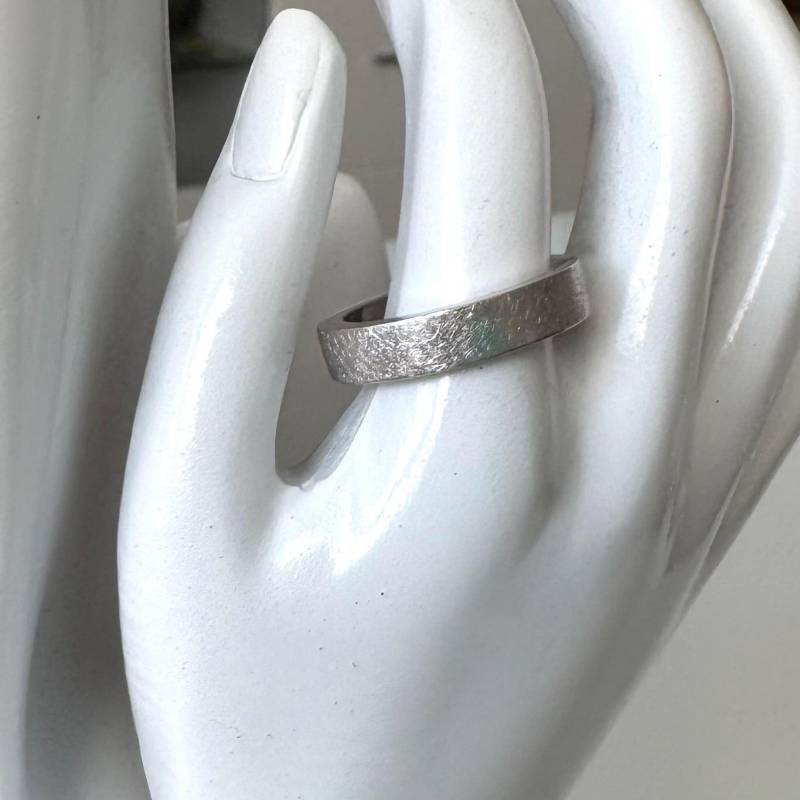 925 Silber Designer Ring Größe 57 Mit Meistermarke von FromyesterdaySchatze