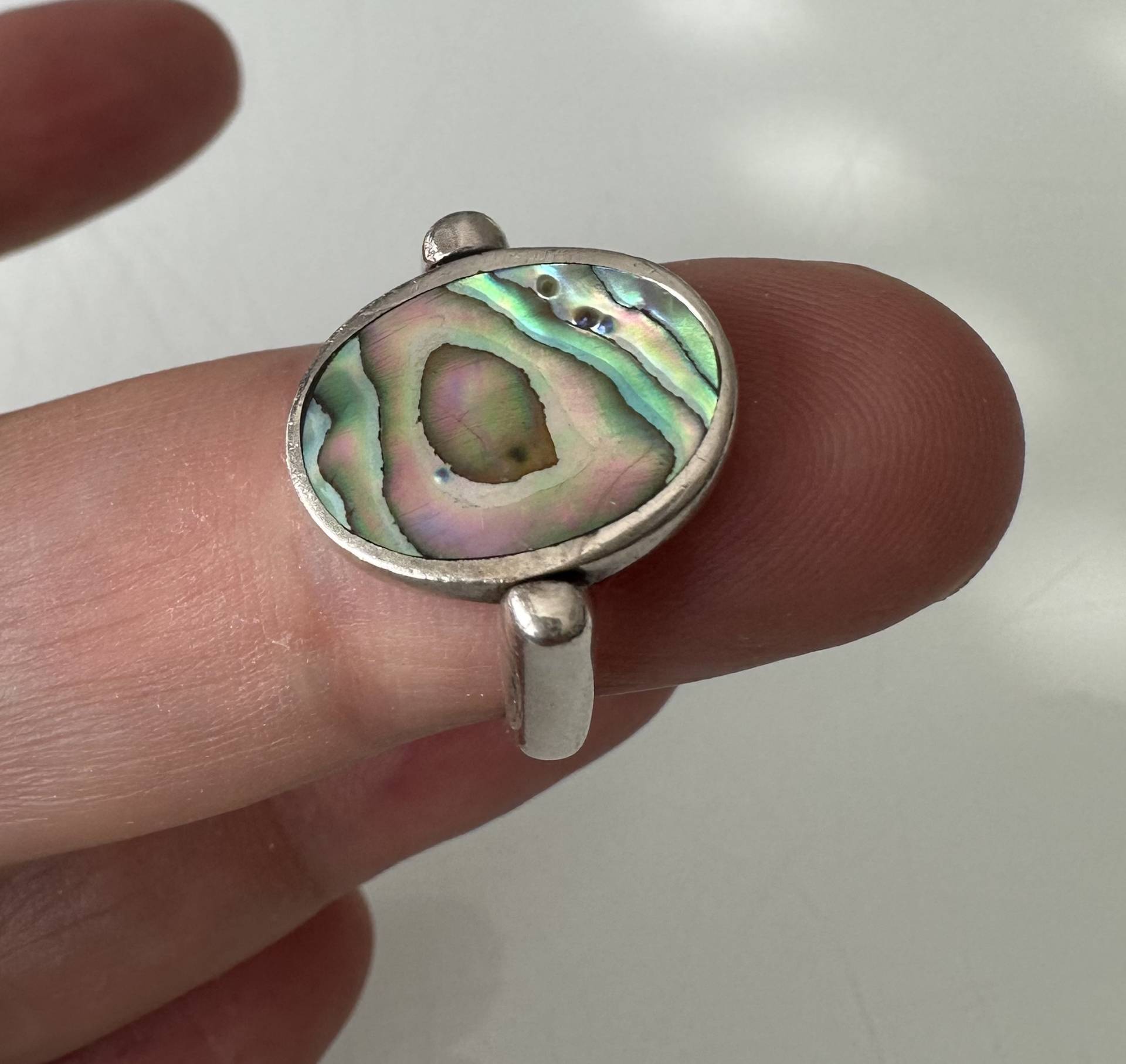 925 Silber Designer Wechselring Abalone Perlmutt Und in Perfekter Harmonie 925 Silber Designer Wechselring Abalone Perlmutt Und in Perfekter Harmonie von FromyesterdaySchatze