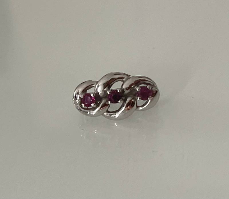 Antiker Silber 925 Kettenclip Jka Pforzheim 1930 Mit 3 Spinel Veredelt Antiker Silber 925 Kettenclip Jka Pforzheim 1930 Mit 3 Spinel Veredelt von FromyesterdaySchatze