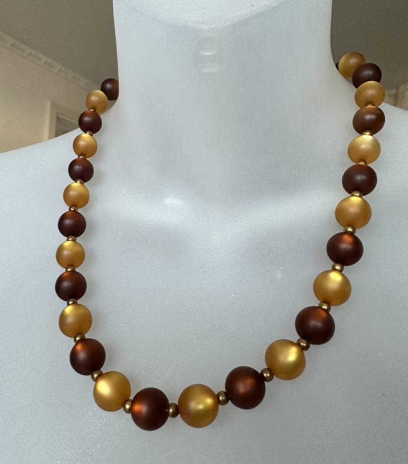 Art Deco Kette Collier Myra Vintage Modeschmuck von FromyesterdaySchatze