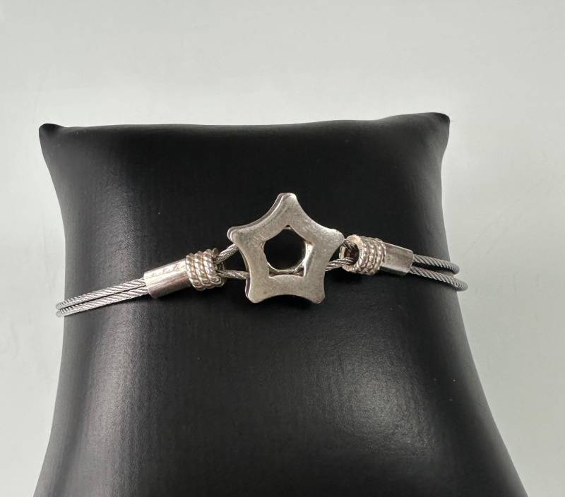 Designer 925 Armband Stern Stahldraht Design Unisex Schmuck von FromyesterdaySchatze