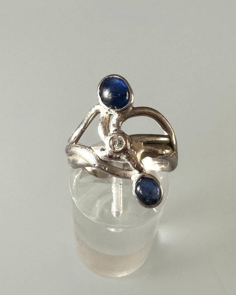 Einzigartiger Designer Echt Silber Ring Unikat Handarbeit von FromyesterdaySchatze