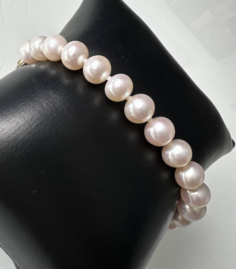 Elegantes Perlen Armband Mit 925 Silber Verschluss 19cm von FromyesterdaySchatze