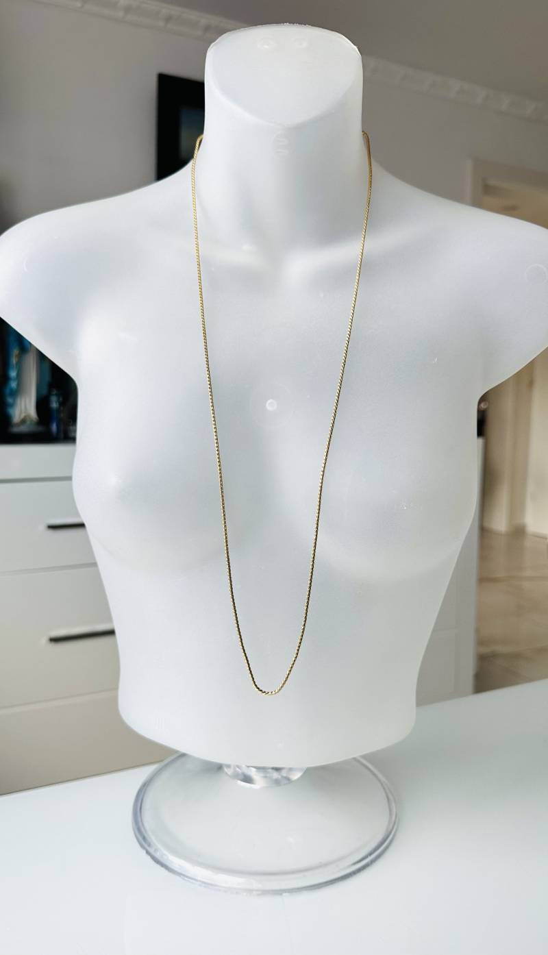 Hochwertige Gold Modeschmuck Kette Designer 83cm von FromyesterdaySchatze