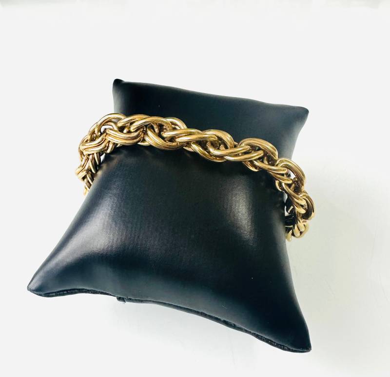 Massives Armband Modeschmuck Gold Hochwertig von FromyesterdaySchatze