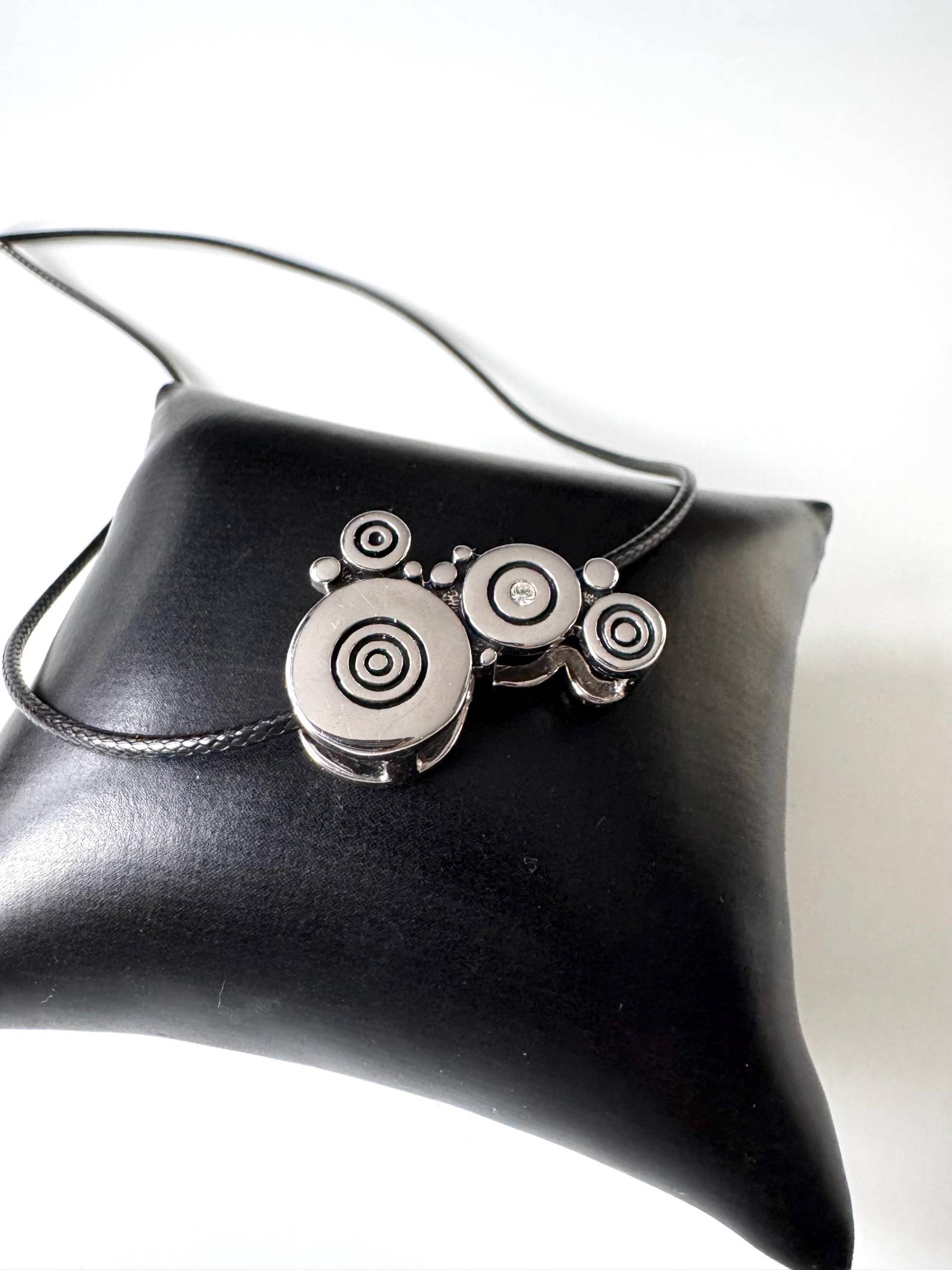 Pierre Lang Anhänger Mit Kette Silber Spirale Design Pl Modeschmuck von FromyesterdaySchatze