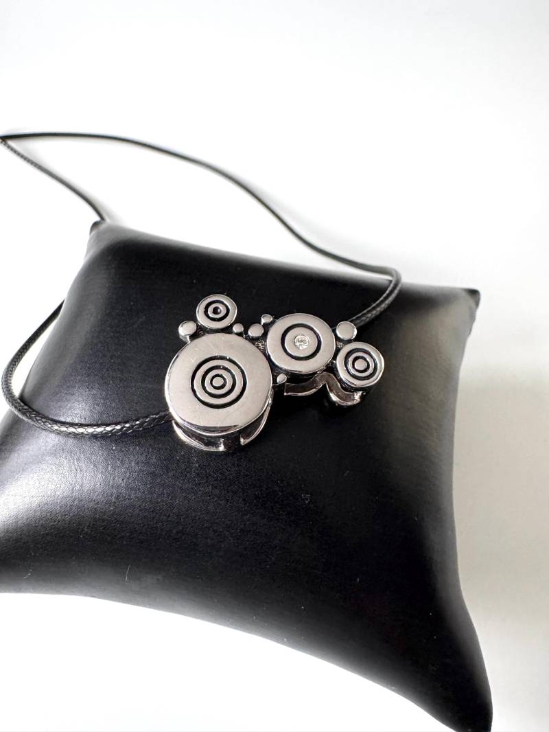 Pierre Lang Anhänger Mit Kette Silber Spirale Design Pl Modeschmuck von FromyesterdaySchatze