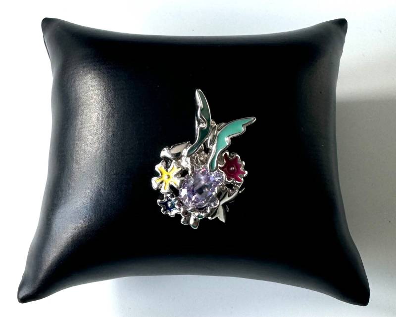Pierre Lang Anhänger Schmetterling Blumen Design Silber Farben Pl von FromyesterdaySchatze
