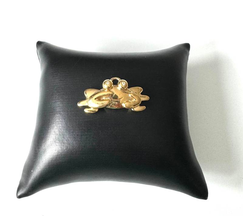 Pierre Lang Krebs Anhänger Gold Modeschmuck von FromyesterdaySchatze