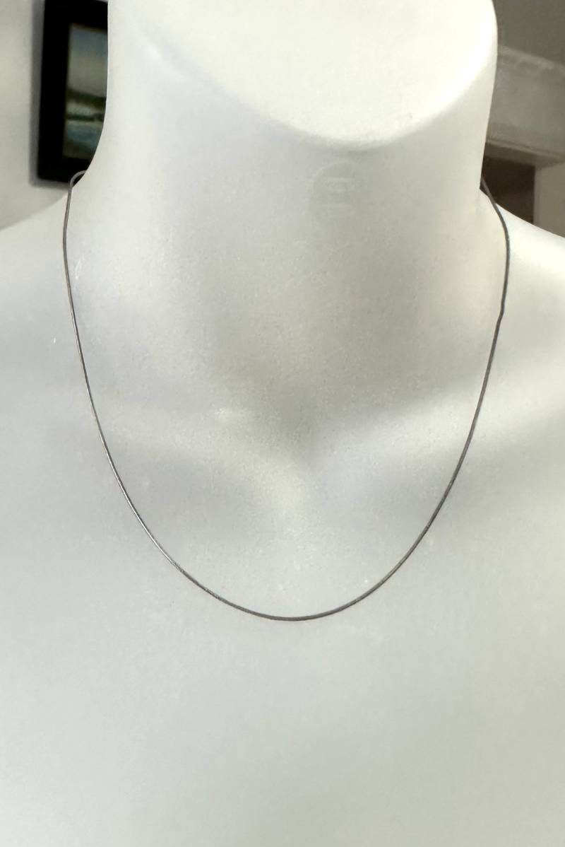 Schöne Kette Silber 925 Unisex Anschmiegsam 43cm von FromyesterdaySchatze