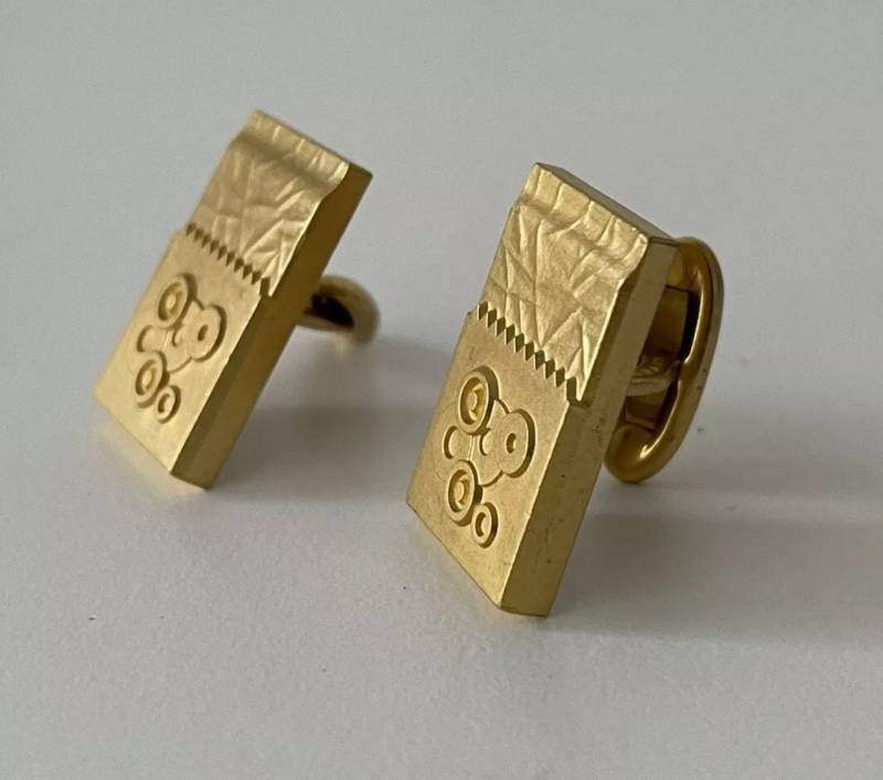 Sporrong & Co Vintage Manschettenknöpfe Industrial Ceka Made in Sweden von FromyesterdaySchatze