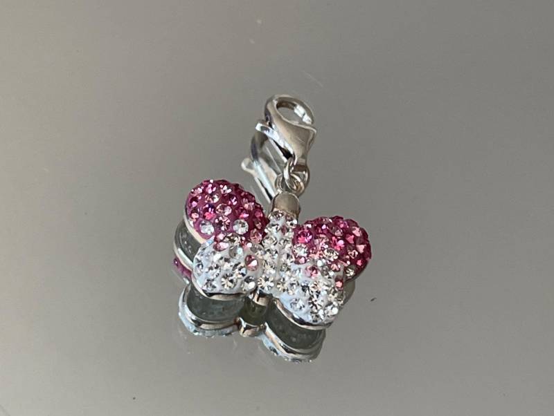 Süsser Charm Schmetterling 925 Silber Anhänger von FromyesterdaySchatze