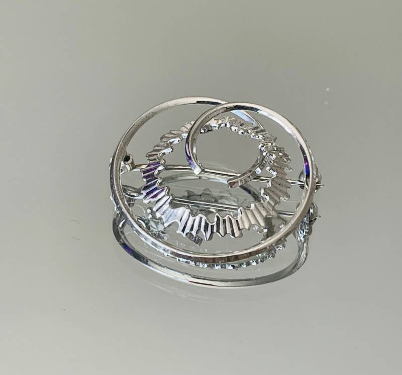 Vintage Designer 835 Silber Brosche Kordes & Lichtenfels Pforzheim von FromyesterdaySchatze