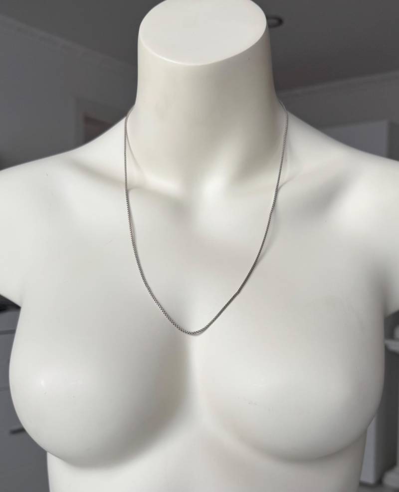 stabile 800 Silber Gliederkette Unisex 60 cm Länge Vintage Schmuck von FromyesterdaySchatze