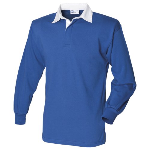 Front Row Herren Poloshirt blau Blu reale/Bianco Medium von Front Row