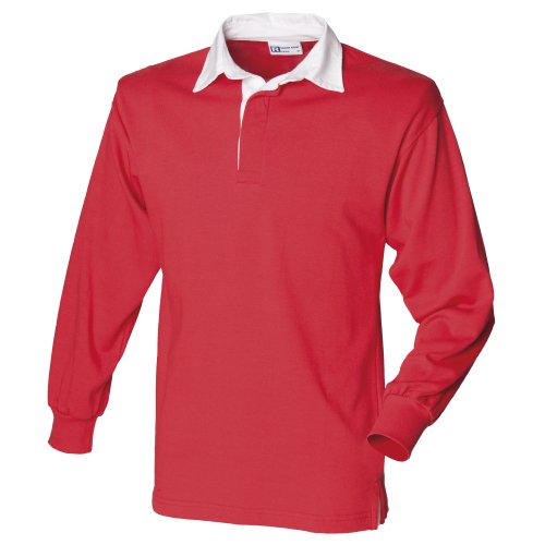 Front Row Herren Poloshirt mehrfarbig rot / weiß Large von Front Row