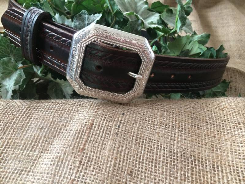 Wunderschön Handgefertigter Ledergürtel von FrontierSpecialties