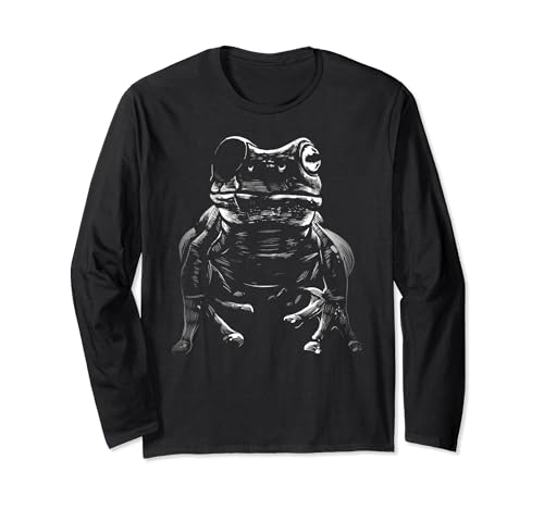 Mystischer Frosch Comic Grafik für Herren Damen Kinder Langarmshirt Mystischer Frosch Comic Grafik für Herren Damen Kinder Langarmshirt von Frosch Amphibien, Comic Geschenke, lustige Sprüche