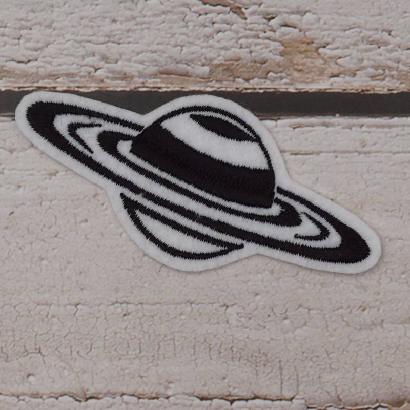 Saturn Aufnäher Applikation Einschulung Schultüte von Froschverliebt