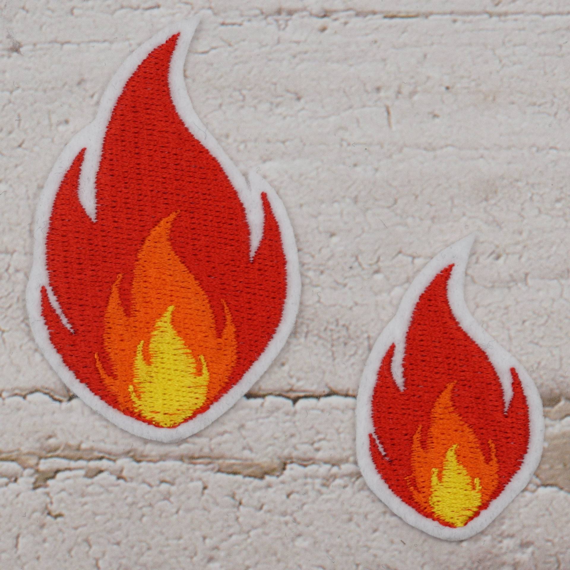 stickaufnäher Flamme Aufnäher Applikation Einschulung Schultüte von Froschverliebt