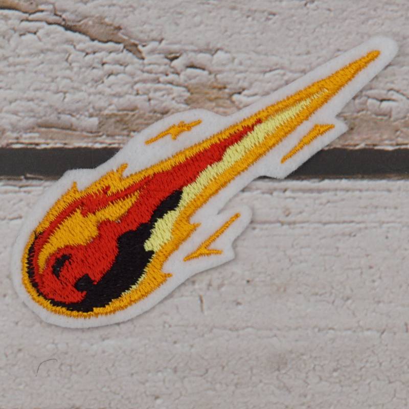 stickaufnäher Komet Meteor Aufnäher Applikation Einschulung Schultüte von Froschverliebt