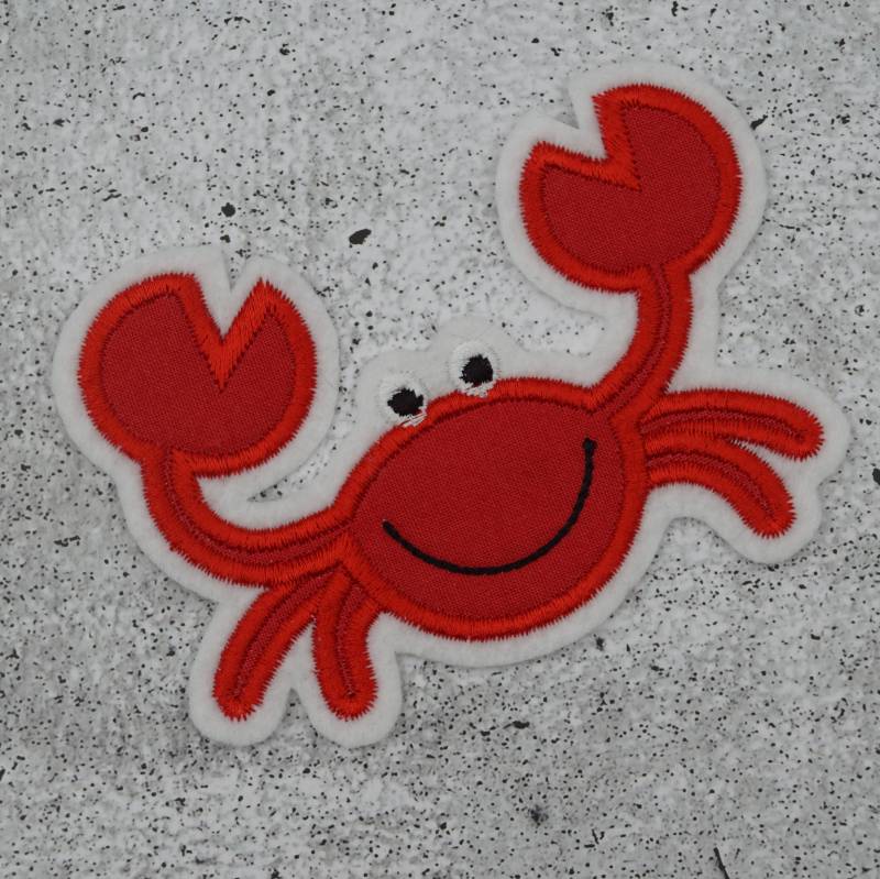 stickaufnäher Krebs | Rot Applikation Aufnäher von Froschverliebt