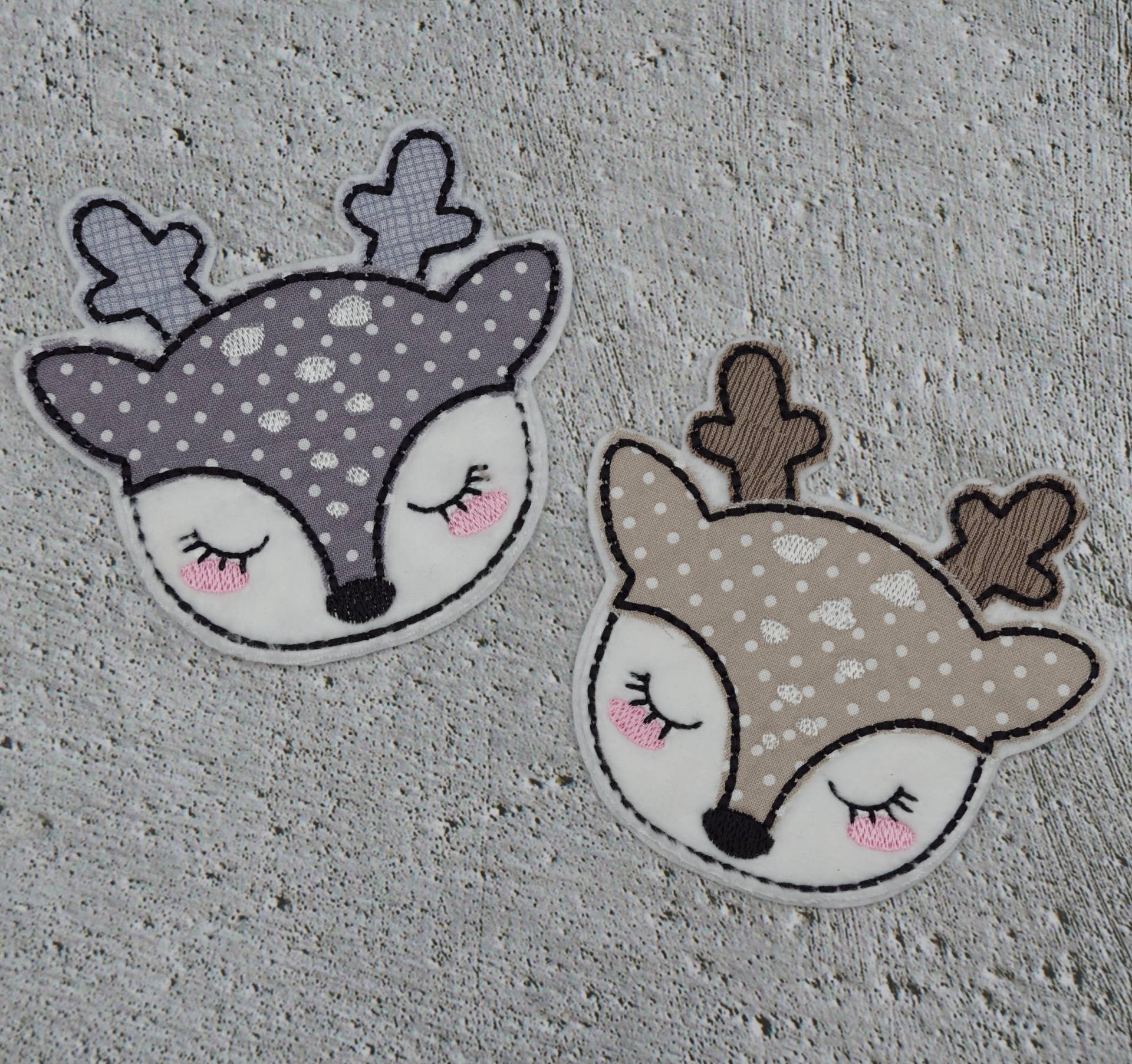 stickaufnäher Rehkitz Aufnäher Applikation von Froschverliebt