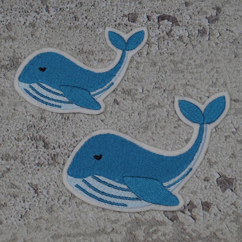 stickaufnäher Wal/2 Größen Zur Wahl von Froschverliebt