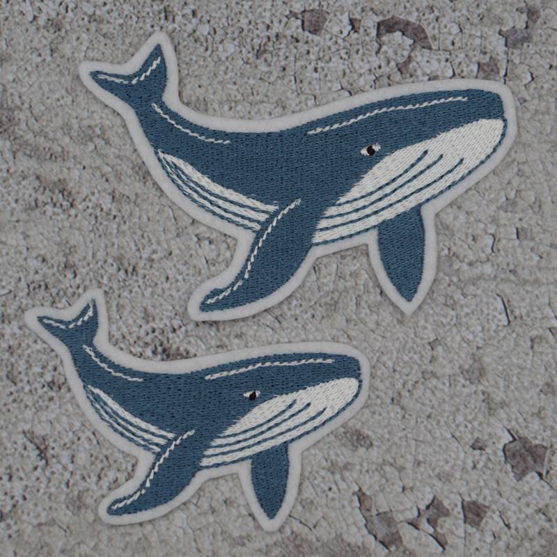 stickaufnäher Wal/2 Größen Zur Wahl von Froschverliebt