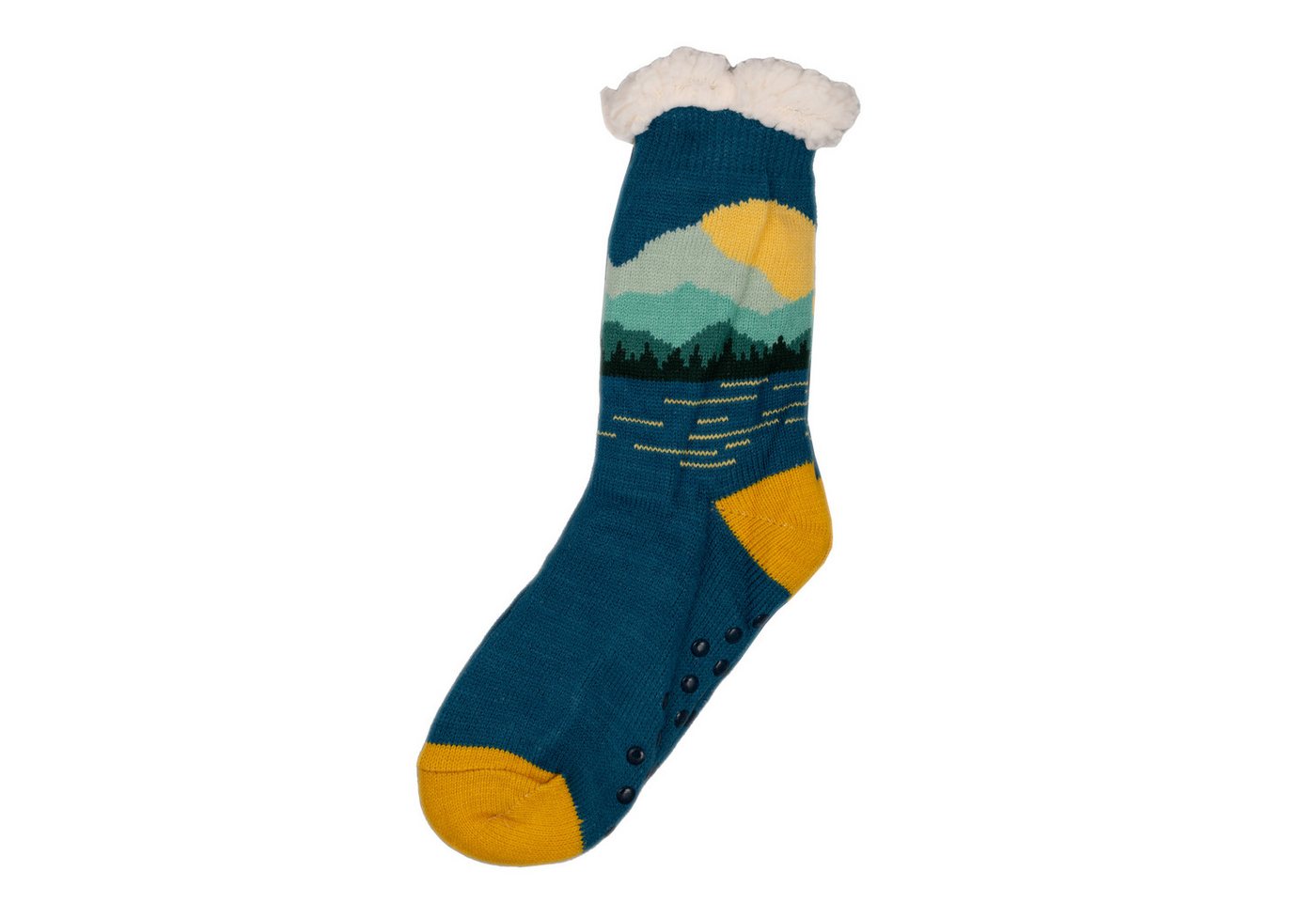 Frostfighter Haussocken Damen Hüttensocken mit ABS Stoppersohle (1-Paar) Hüttenschuhe, Wolkenfutter, dicke warme gefütterte Socken, Gr.35-41 von Frostfighter