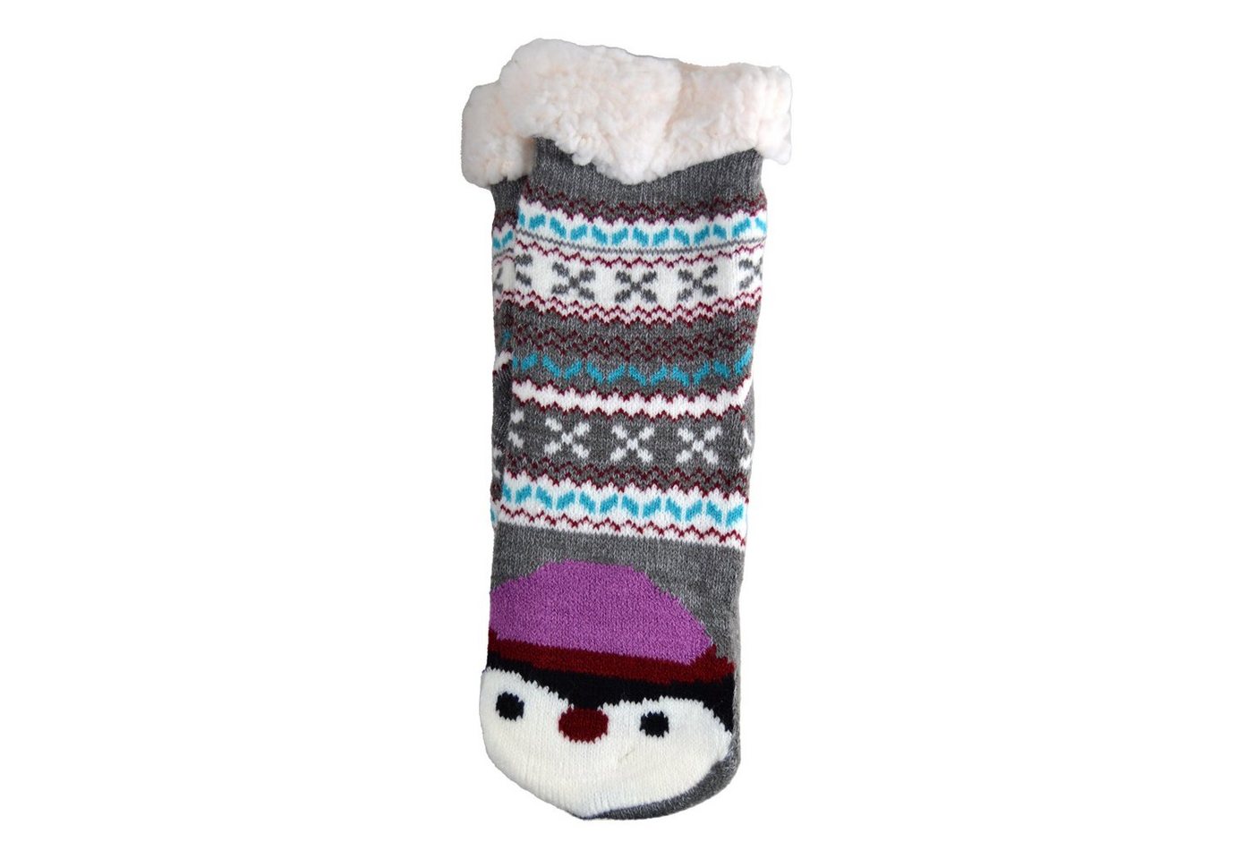 Frostfighter Haussocken Mädchen Hüttensocken mit ABS Stoppersohle (1-Paar) Hüttenschuhe, Wolkenfutter, dicke sehr warme gefütterte Socken von Frostfighter