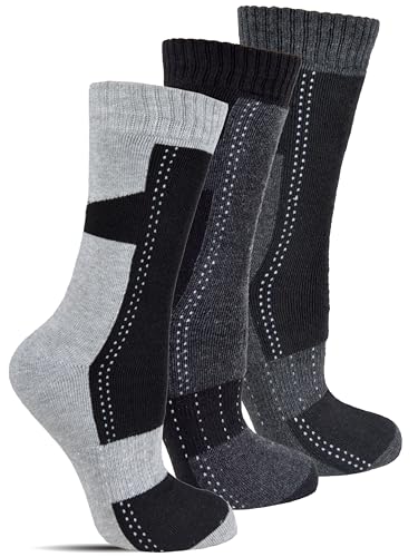 Frostfighter Herren Thermosocken (6x Paar) Winter Strümpfe Vollfrottee Innenfutter dicke warme Socken (DE/NL/SE/PL, Numerisch, 39, 42, Regular, Regular) von Frostfighter